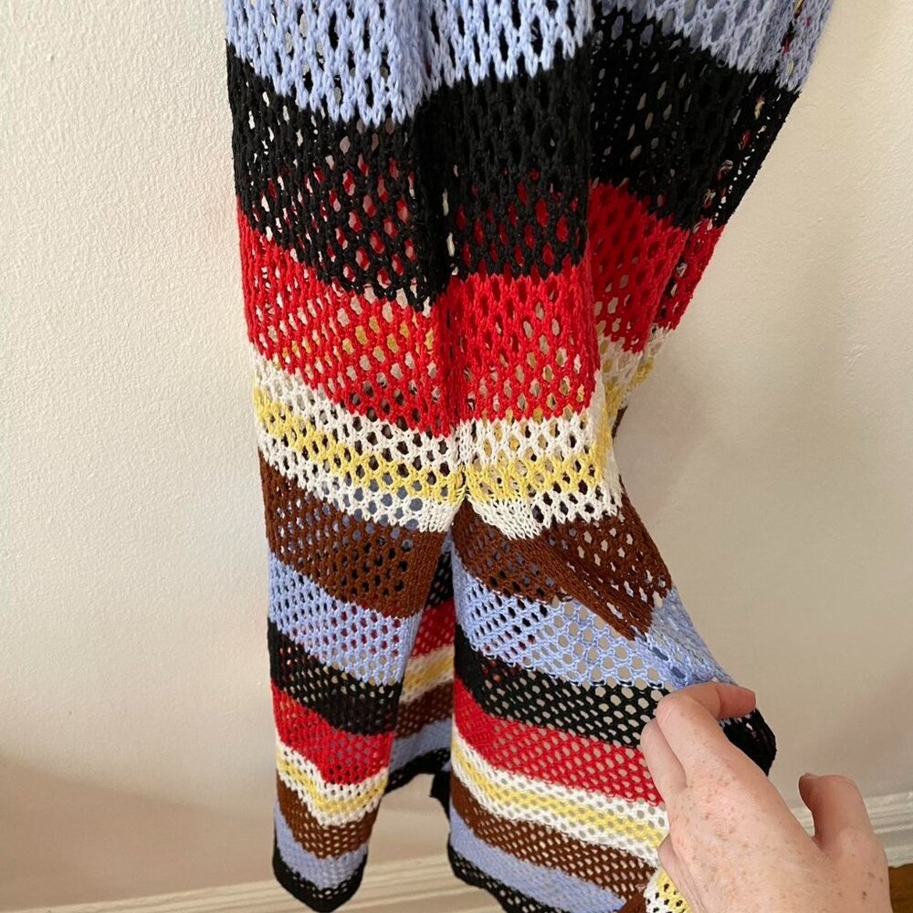 Striped crochet maxi dress - Picture 2 of 4